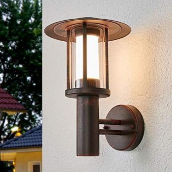 Aplique LED para exterior color óxido Pavlos