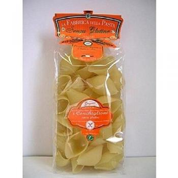 Conchiglioni Gigante Gragnano 500g - Pasta de sémola de trigo duro, forma en concha gigante, ideal para rellenos, origen Campania, textura rugosa que retiene la salsa