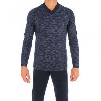 Impetus, Pijama Jacquard - Lau, 4547E06. Algodón, Color Marino, Talla L