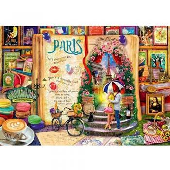 Puzzle Bluebird - Aimee Stewart: La Vida es un Libro Abierto en París, 1000 Piezas