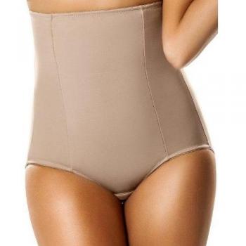 Leonisa 022239 - Braga faja de realce que reduce y afina la cintura, beige, XL