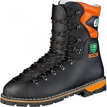 Botas de Seguridad Forestal Eibe S3, Talla 43, DIN EN ISO 17249-2, Color Negro