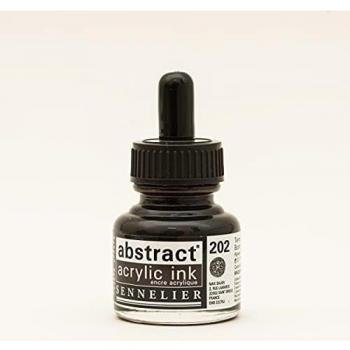 Encre Acrylique Terre d'Ombre Brûlée – 30 ml – Abstract – Sennelier