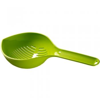CURVER Cuchara coladora Kitchen Essentials, Compuesto, Verde, 31x12x5 cm