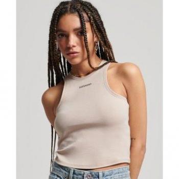 Camiseta técnica sin mangas Code Racer para mujer de Superdry en color gris