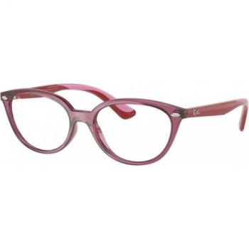 Ray-Ban RY1612 Col. 3777 Cat Eye Eyewear for Kids - Pink, Size 48, Blue Light Blocking Available