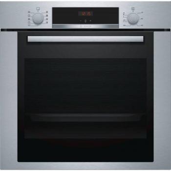 Bosch Serie 4 HBA334BS0 Horno Eléctrico 71 L 3400 W Negro, Acero inoxidable