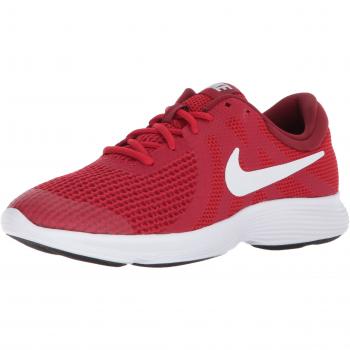 Nike Revolution 4 (GS), Zapatillas de Running para Niños, Gris (Gym White/Team Red/Black 601), 36 EU