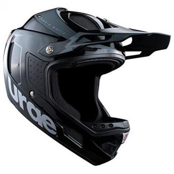 Urge Down-O-Matic Casco de Bicicleta Negro/Plata Talla L, Color Blanco