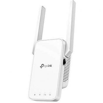 TP-Link AC750 Mesh Wi-Fi Range Extender, Dual band Broadband/Wi-Fi Extender, Wi-Fi Booster/Hotspot with 1 Ethernet Port, Plug and Play, Smart signal indicator, UK Plug, White