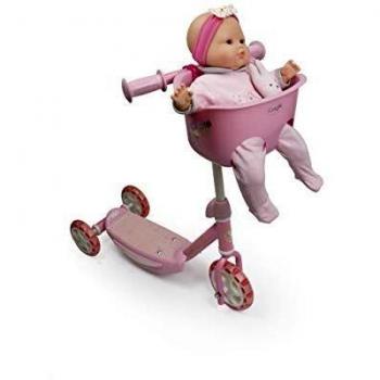 Corolle OCOR110-PB2 Patinete, Niñas, Multicolor, Talla Única