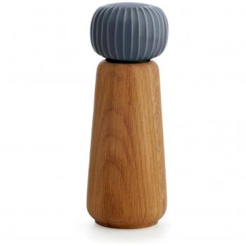 Kähler Hammershøi - Molinillo, porcelana madera, gris, 17,5 cm, 1 Unidad