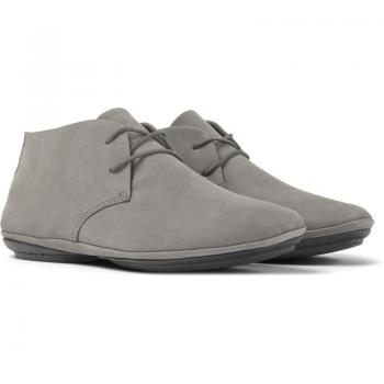 CAMPER Right Ankle Boots for Women, Grey, Size 35, Suede