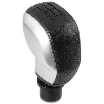Pomo de la Palanca de Cambio para Peugeot 206/7, 307/8, 408, 508 - Modelo BB Car POM10142 Negro