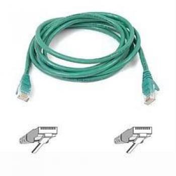 Belkin A3L791B05M-GRNS Cat5e Snagless UTP Assembled Patch Cable - Green