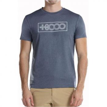 +8000 Camiseta Uyuni Gris Volcano Montaña Hombre Talla S