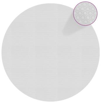 Cubierta solar de piscina de PE flotante gris 250 cm