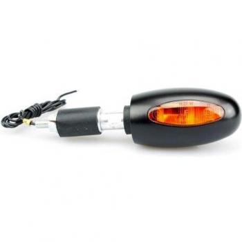Kellermann Intermitentes LED BL 1000 Negros - Indicadores de extremo del manillar en aluminio negro