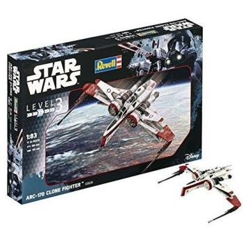Revell Revell-ARC-170 Star Wars ARC-170 Fighter, Kit modele, Escala 1:83
