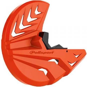 Protector de Disco Delantero y Protectores de Pie de Horquilla Polisport KTM/Husqvarna Naranja 2007-2015