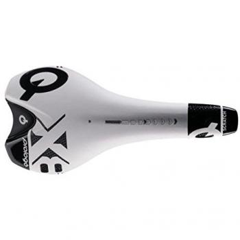 Prologo Scratch X8 – Sillín de Bicicleta Unisex, Color Blanco/Negro, Talla 134