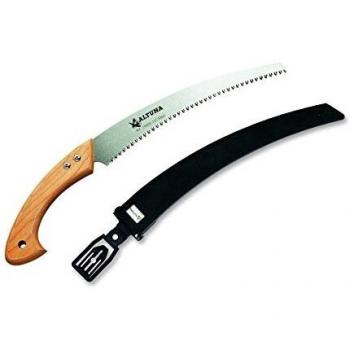 Altuna 29602 SERRUCHO CURVO MNG. MADERA 330MM C/FUNDA, Negro