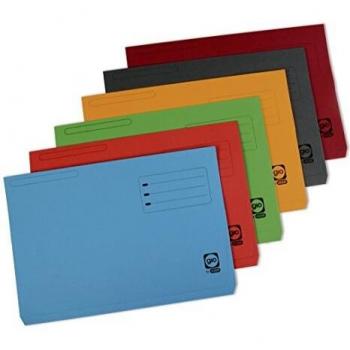 Elba Gio - Pack de 10 subcarpetas con bolsa y solapa, Fº, multicolor