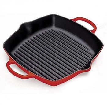 Parrilla cuadrada alta de hierro fundido Le Creuset