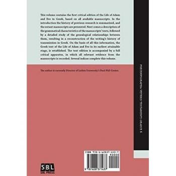 La Vida de Adán y Eva en Griego: Edición Crítica (Reimpresión Brill) - Tapa Blanda