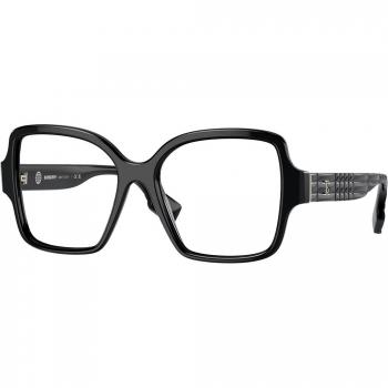 Burberry BE2374 3001 Women's Square Black Eyeglasses