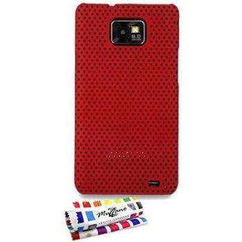 Muzzano Alveolia - Funda para Samsung Galaxy S2, color rojo