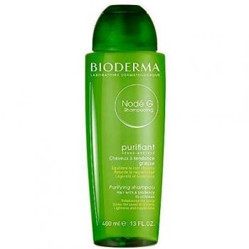 NODE G Shampoo 400 ml | Gentle Cleansing - Regulates Oil Production | For Greasy Hair, Oily Scalps