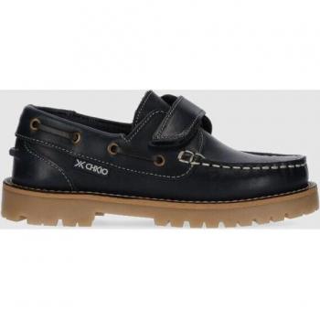 Náuticos de piel para niños Chika10 - Modelo Kids 02 en color marino/Navy