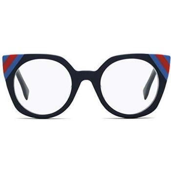 FENDI Women's FF 0246 PJP 48 Sunglasses, Blue