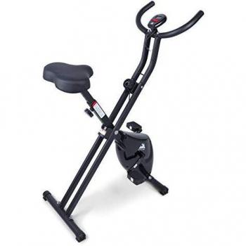 EVOLAND Bicicleta Estática Plegable, Bicicleta Estática para Entrenamiento en casa, Fitness S-Bike, para Entrenamiento aeróbico, Fitness y X-Bike