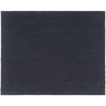Felpudo gris oscuro de fibra de coco 80x100 cm