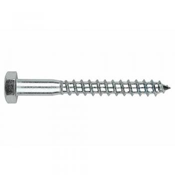 Tornillo hexagonal para madera DIN-571 zincado 8 x 40 (4 unidades)