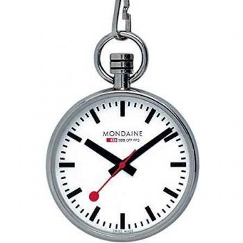 Mondaine Reloj de Bolsillo Blanco para Hombre A660.30316.11SBB, Ancho:
