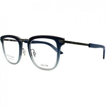 Police Men's Optical Glasses PL566 - Gray Gunmetal Metal Plastic Frame, One Size