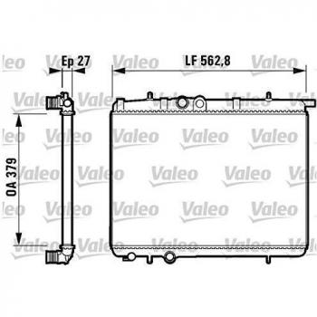 Valeo 732910 Radiador, refrigeración del motor