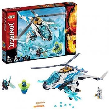 LEGO Ninjago - Shuricóptero Set de construcción de Helicóptero Ninja de juguete, incluye dos Samurais de juguete, Novedad 2019
