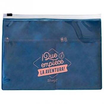 Mr. Wonderful WOA10210ES Portadocumentos de Viaje - ¡Que Empiece la Aventura!