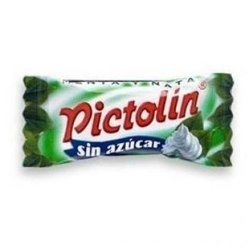 Caramelos Pictolín Menta y Nata sin azúcar bolsa 1kg