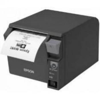 Impresora de Tickets Térmica Directa Epson TM-T70II con USB y Serie, Color Negro