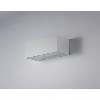 Aplique de jardín Twin LED 2 luces Up Down Blanco, IP54, 1250lm, 4000K, dimensiones 22x10.3x8.5cm