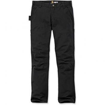 Carhartt Pantalones Stretch Duck Dungaree Straight Fit Negro 38