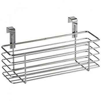 Wenko Slim Cesta para Enganchar, Cromo, Plateado, 10x24x11.5 cm