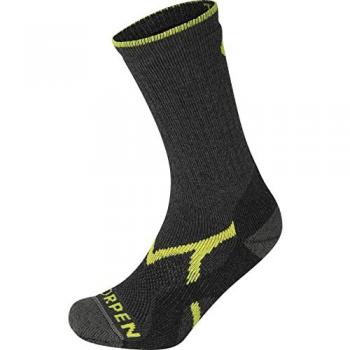 Lorpen - Calcetines de hombre Midweight Hiker Eco gris oscuro amarillo