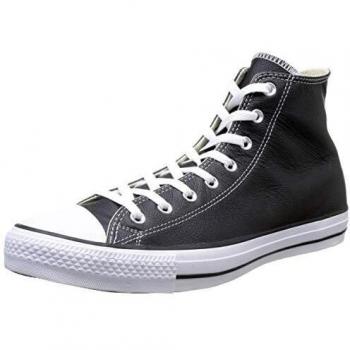 Converse Chuck Taylor All Star Core Leather High-Top Trainers for Women in Black