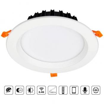 Downlight RGB+CCT SKATT 25W (2.4GHz) con Control de Color y Temperatura Regulable - Iluminación LED Interior